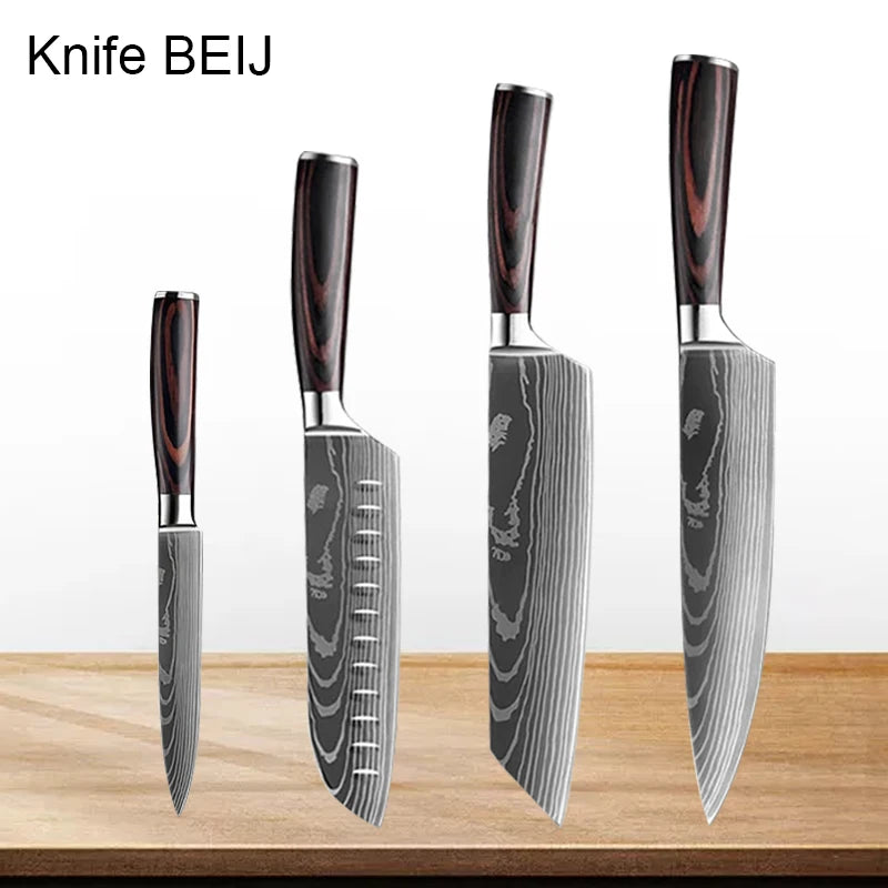 Professional Chef Knife – Stainless Steel Precision for Meat, Fish & Vegetables